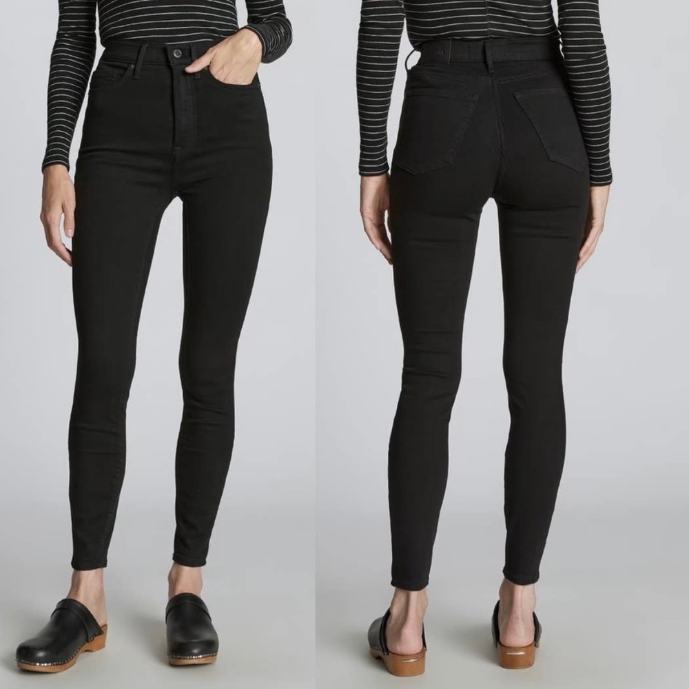 NWT Everlane The Way-High Skinny Jean Black 28 Regular